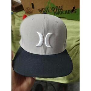 Hurley Snapback Cap - Gray & Navy
